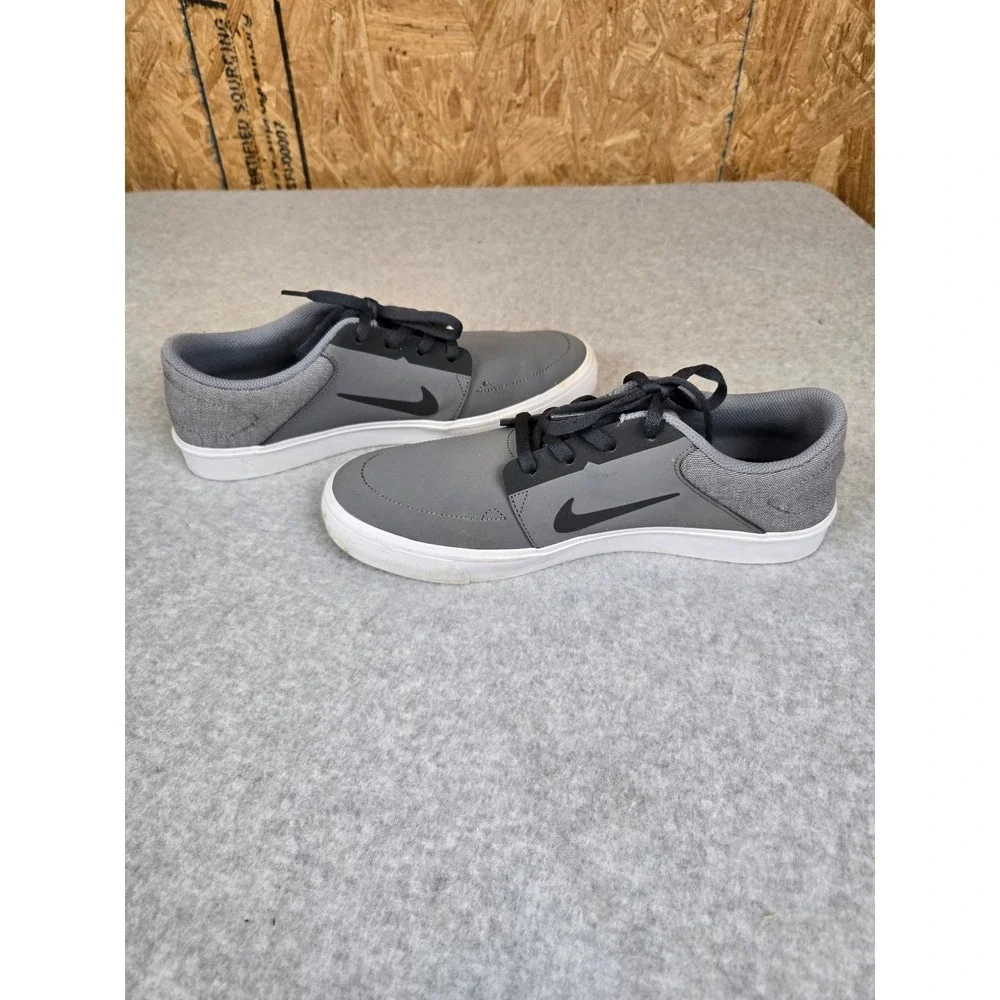 Nike SB Charge Canvas Skateboarding Shoes Gray Sneakers Mens Size 8